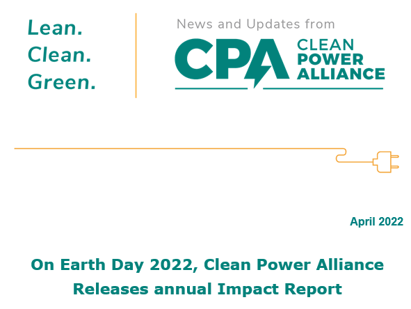 April Newsletter Clean Power Alliance