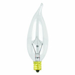 Buy Feit Electric 60CFC 15 130 60 Watt Flame Tip Bulb With Candelabra