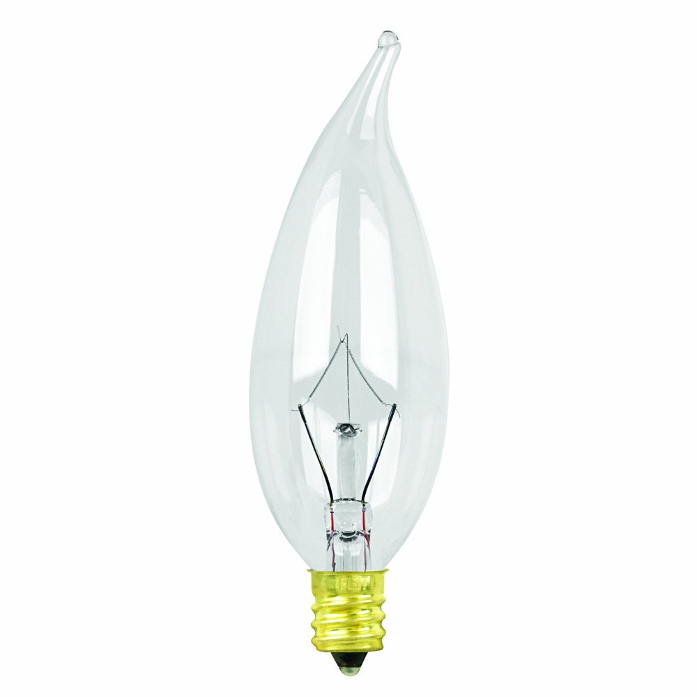 Buy Feit Electric 60CFC 15 130 60 Watt Flame Tip Bulb With Candelabra