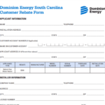 Dominion Energy Rebate Form 2023 Printable Rebate Form