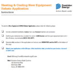 Dominion Energy Rebate Form Download Pdf Printable Rebate Form