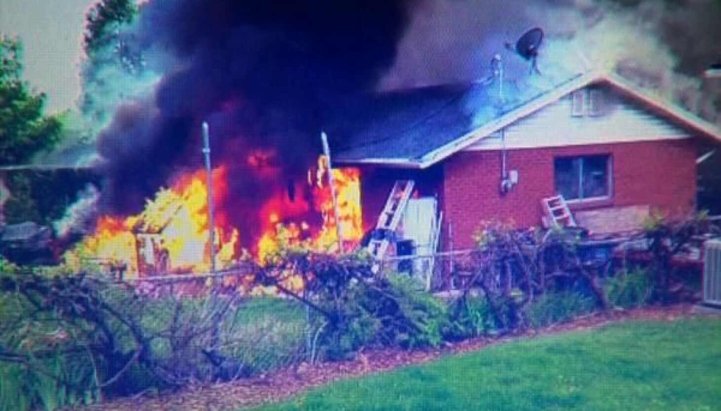 Fire Destroys Kaysville Home Strikes Power Lines Deseret News