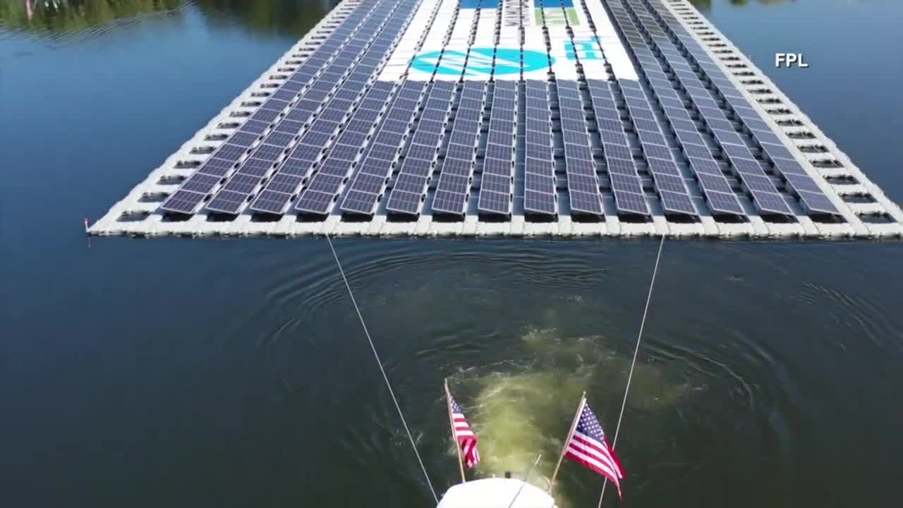 FPL Launches Nation s First Floating Solar Array At Airport