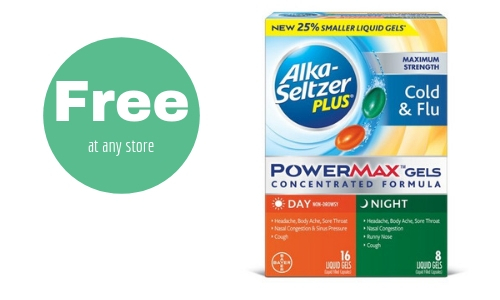 Free Alka Seltzer Plus PowerMax Gels At Any Store Southern Savers