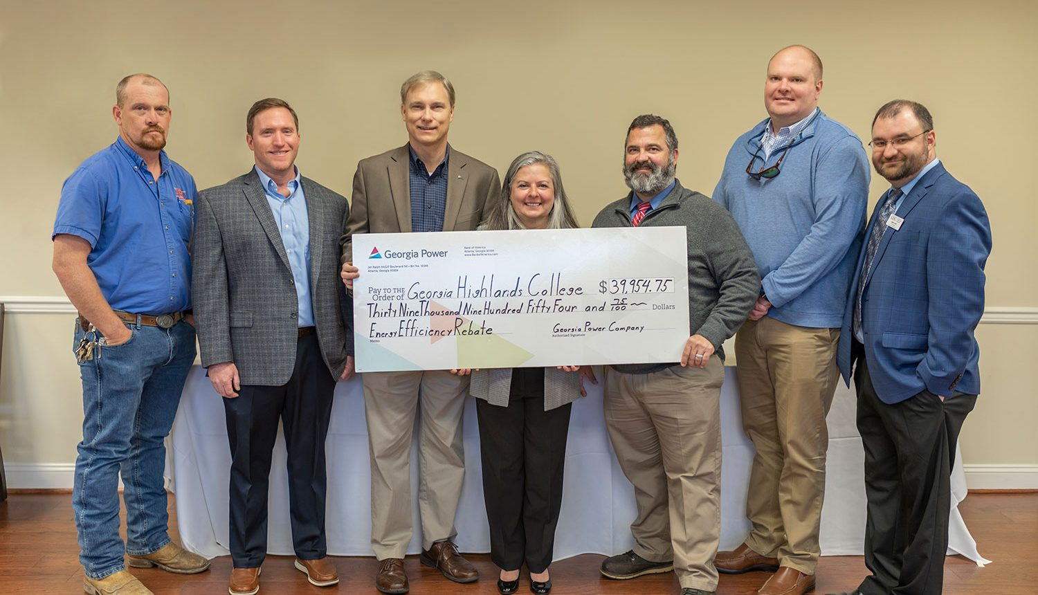 Georgia Power Presents Nearly 40 000 Energy Efficiency Rebate Check To 