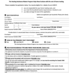 Heating Rebates 2022 Printable Rebate Form