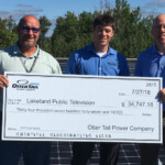 Lakeland Public Television Receives Rebate From Otter Tail Power