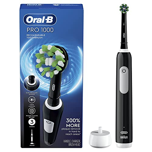 Oral B Pro 1000 Rechargeable Electric Toothbrush Black Flipboard