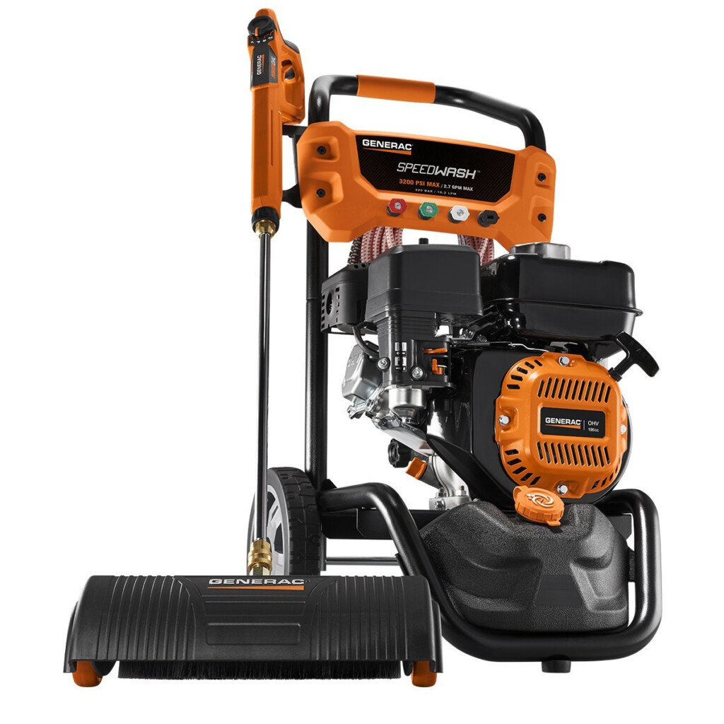 Review Generac SpeedWash 7122 3200 PSI 2 7 GPM 196cc Gas Powered 