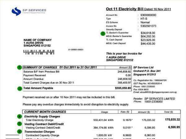 S PORE POWER ELECTRICITY TARIFFS UP BY 9 2 UTILITY BILLS TO RISE 