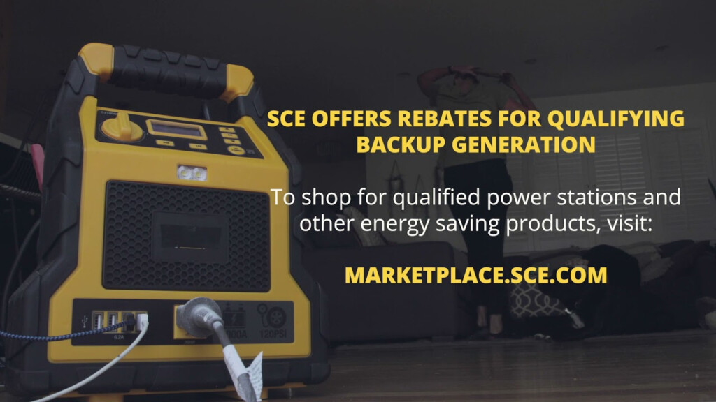 Sce Portable Power Station Rebate PowerRebate