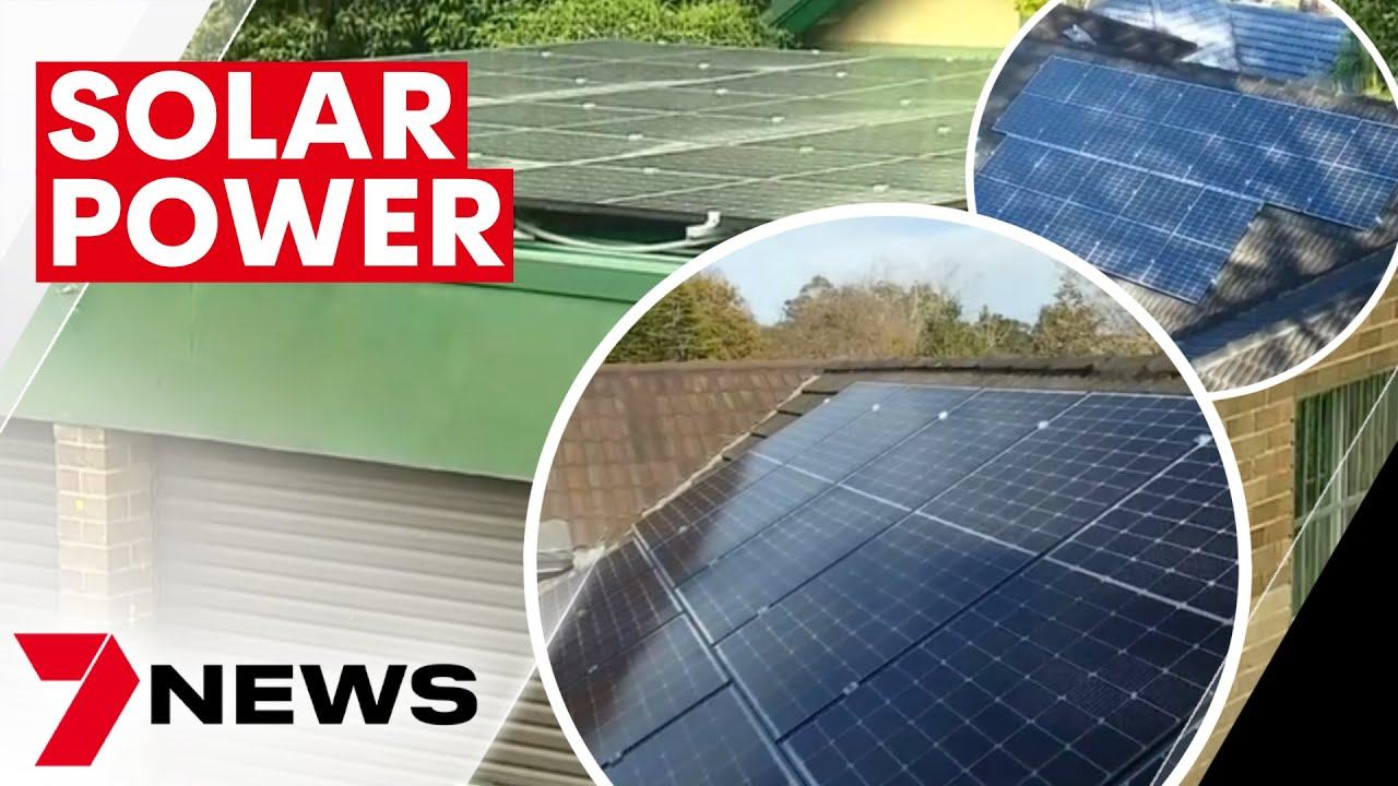 Solar Power Rebates 7NEWS YouTube