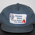 Vintage POTOMAC EDISON ALLEGHENY POWER Hat Patch Blue Snapback