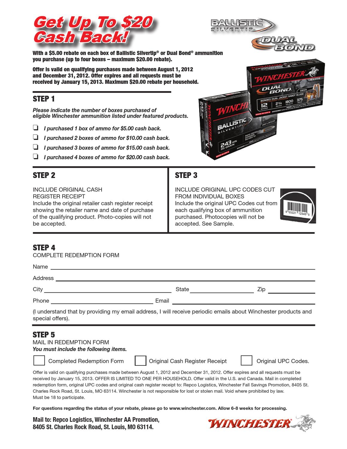 Winchester Fall Big Game Rebate By Graf Sons Inc Issuu